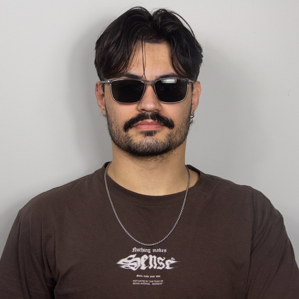 Oculos Solar Hugo Hg1374/s Kb7 57 Cinza Translucido Lente Verde Cinza 6