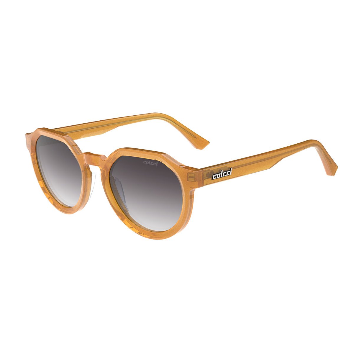 Oculos Solar Colcci Unu C0294j8233 Laranja Translucido Lente Cinza Degrade cat1