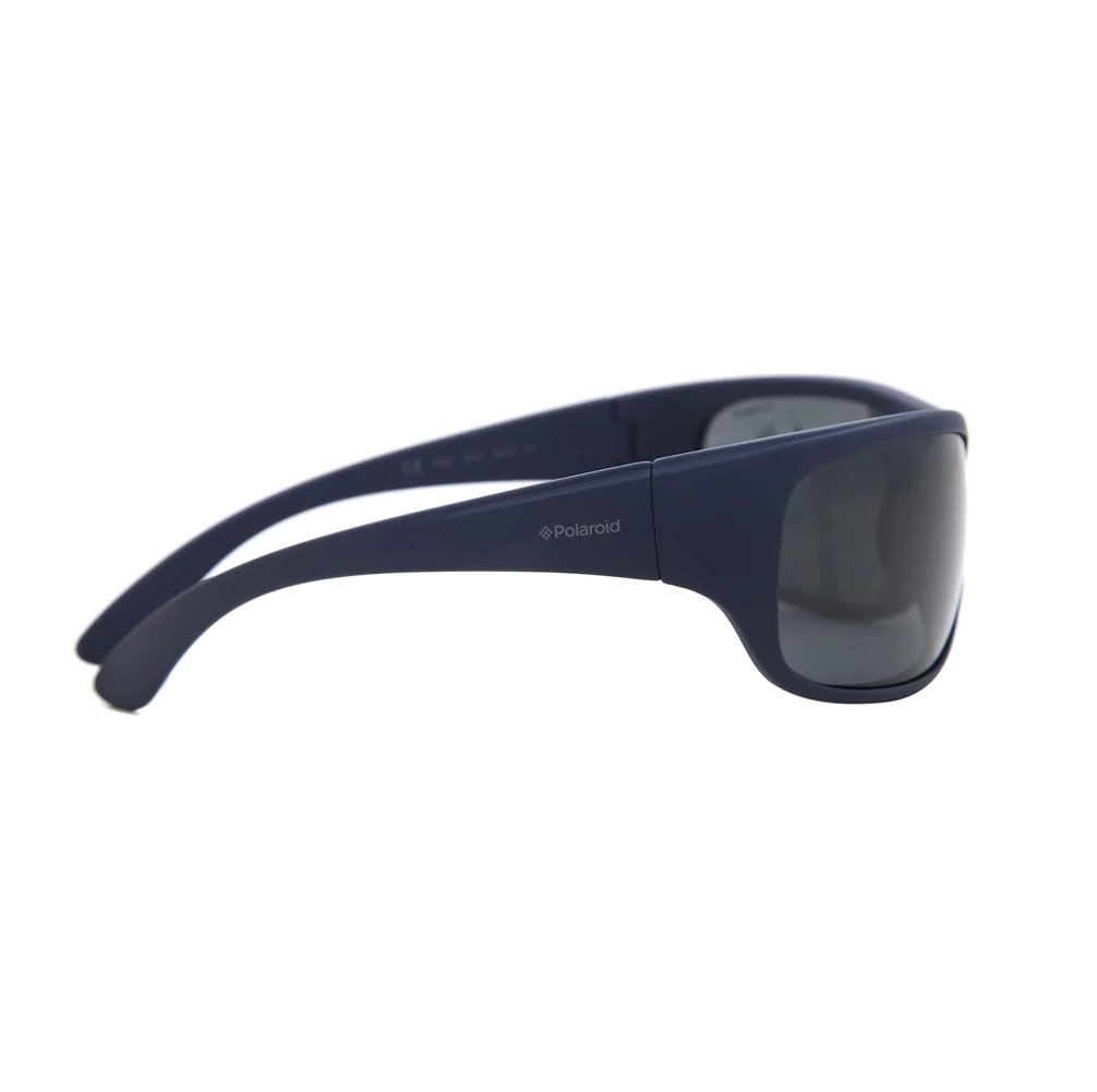 Oculos Solar Polaroid 07886f Szay2 66 Azul Fosco Lente Cinza Polarizada Azul 3