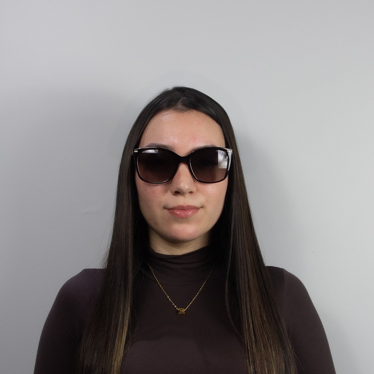 Oculos Solar Polaroid Pld4108/s 086 55 Marrom Brilho Havana Lente Marrom Degrade Polarizada Marrom 5