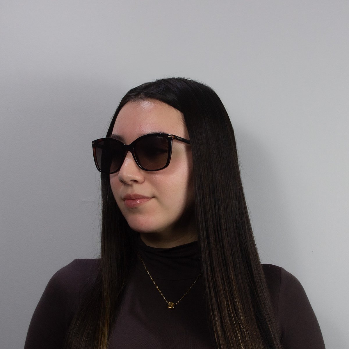 Oculos Solar Polaroid Pld4108/s 086 55 Marrom Brilho Havana Lente Marrom Degrade Polarizada Marrom 6