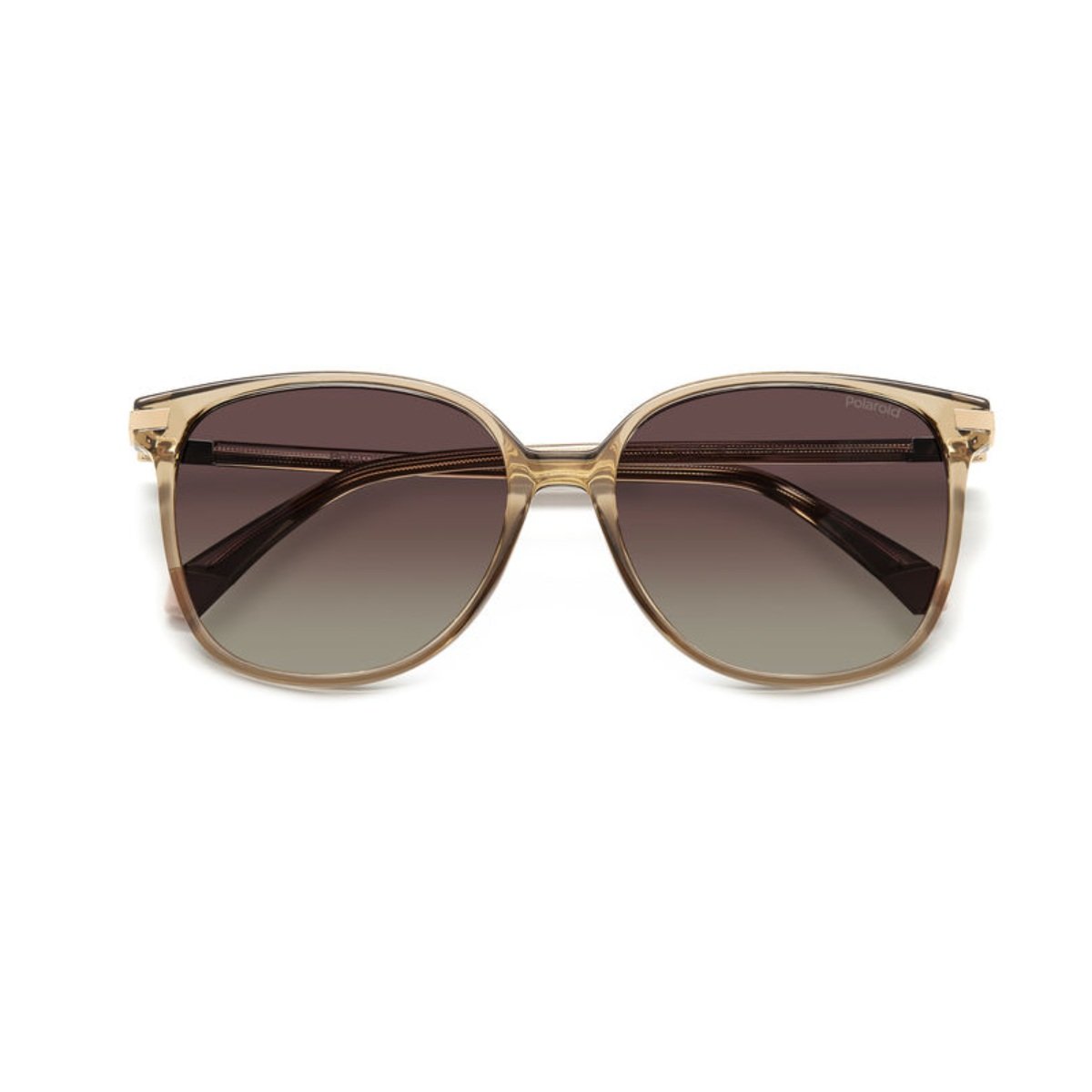 Oculos Solar Polaroid Pld4170/g/s/x J5g 56 Marrom Translucido Lente Marrom Degrade Polarizada Bege 3
