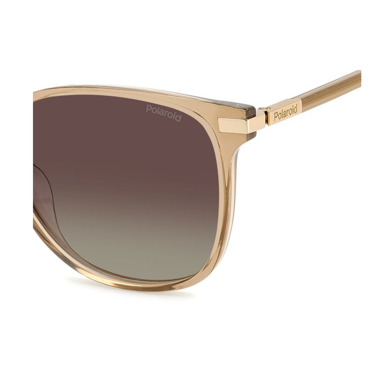 Oculos Solar Polaroid Pld4170/g/s/x J5g 56 Marrom Translucido Lente Marrom Degrade Polarizada Bege 4