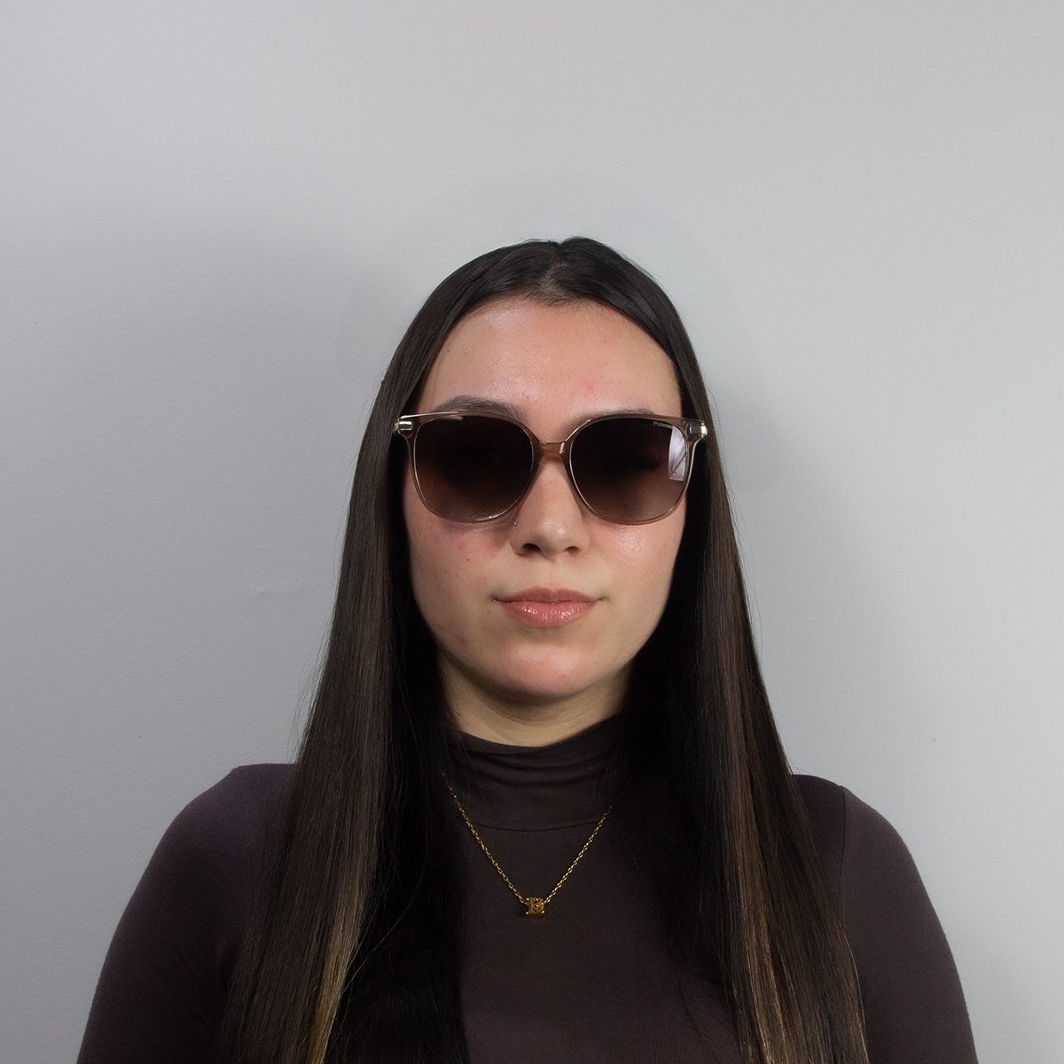 Oculos Solar Polaroid Pld4170/g/s/x J5g 56 Marrom Translucido Lente Marrom Degrade Polarizada Bege 5