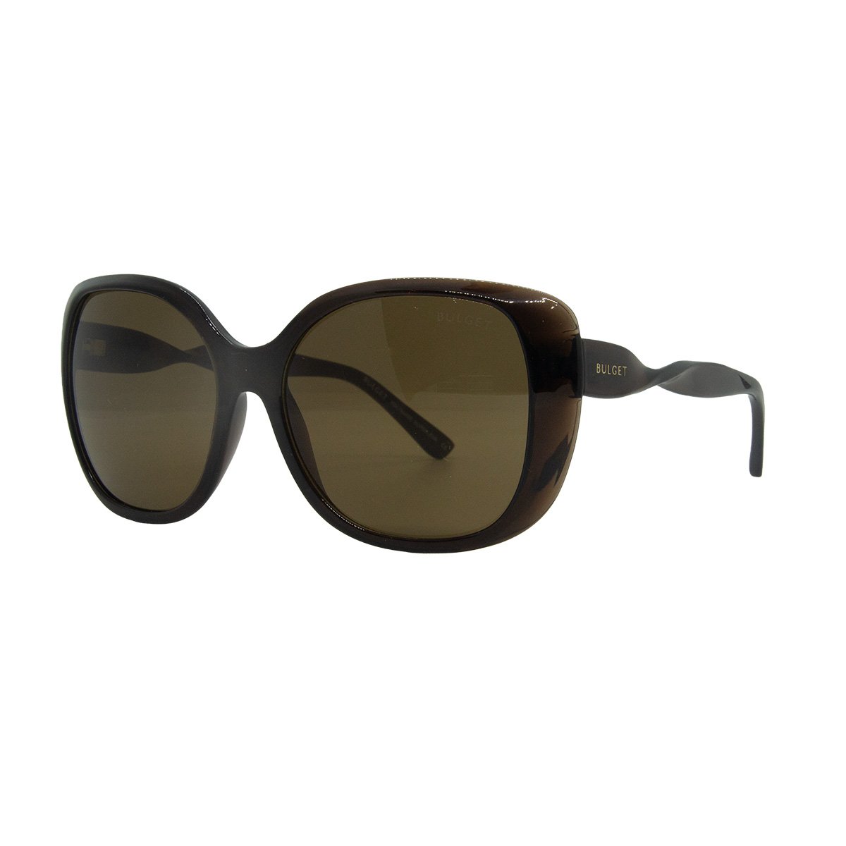 Oculos Solar Bulget Bg5042 T01 Marrom Translucido Lente Marrom