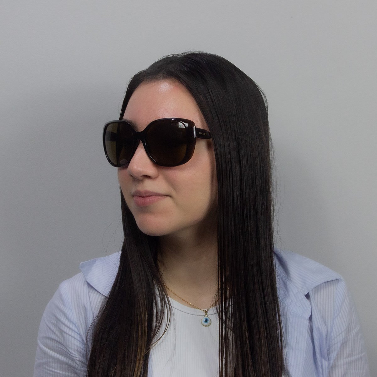 Oculos Solar Bulget Bg5042 T01 Marrom Translucido Lente Marrom Marrom 6