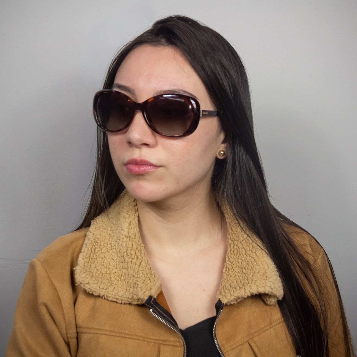 Oculos Solar Polaroid Pld4097/s 086 58 Marrom Brilho Havana Lente Marrom Degrade Polarizada Marrom 6