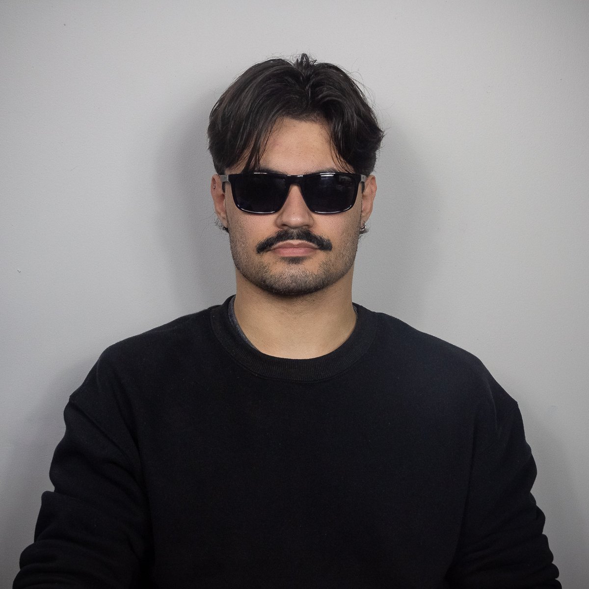 Oculos Solar Carrera 8047/s 807 58 Preto Brilho Lente Cinza Preto 5