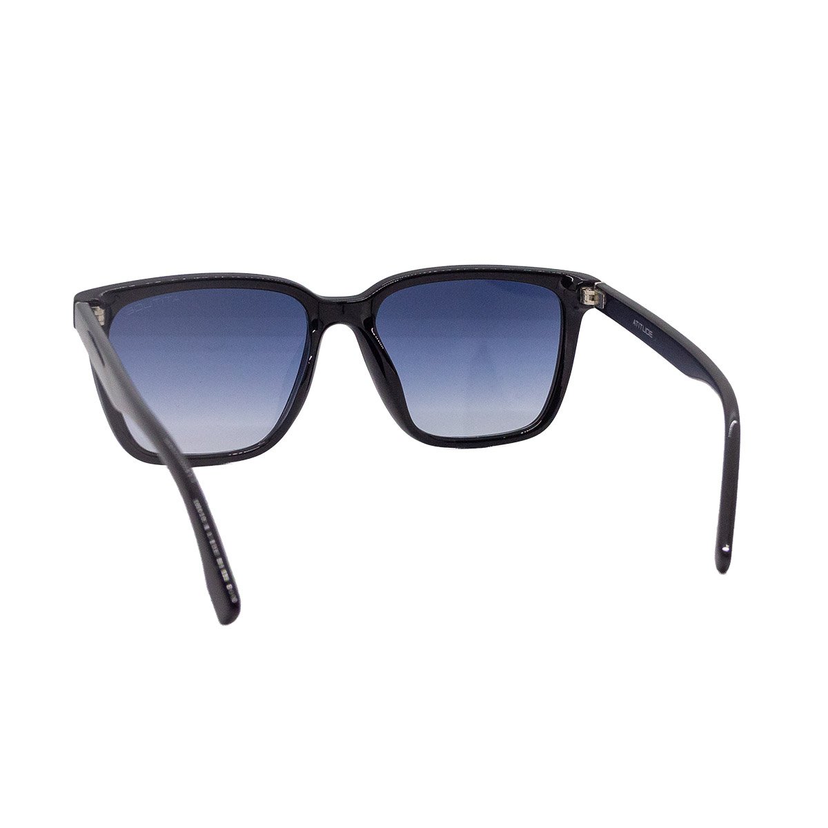Oculos Solar Atitude At8070 A02 Preto Brilho Lente Azul Degrade Preto 4