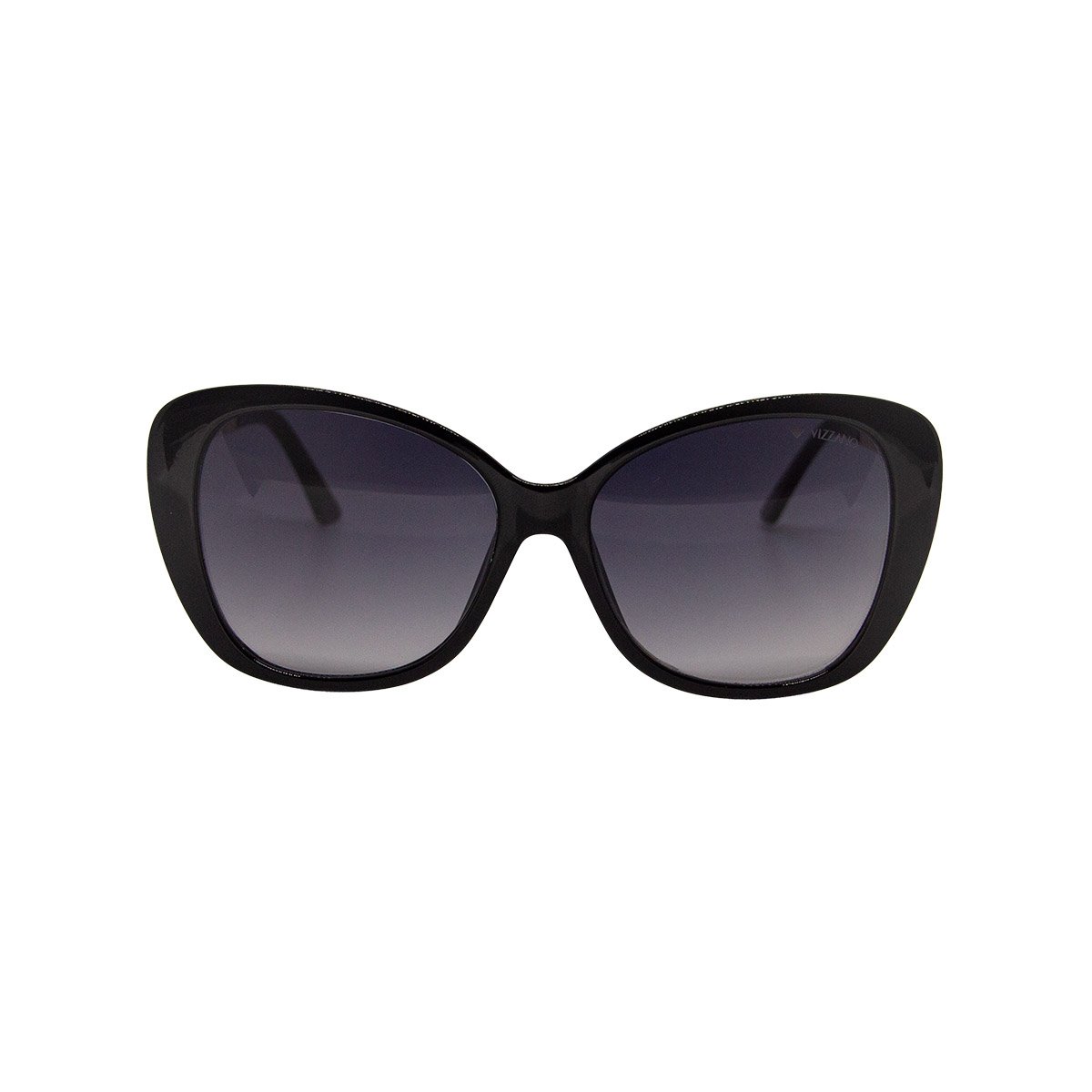 Oculos Solar Milano Vizzano Ouro 17/s Av234 Preto Brilho Lente Cinza Degrade Preto 2