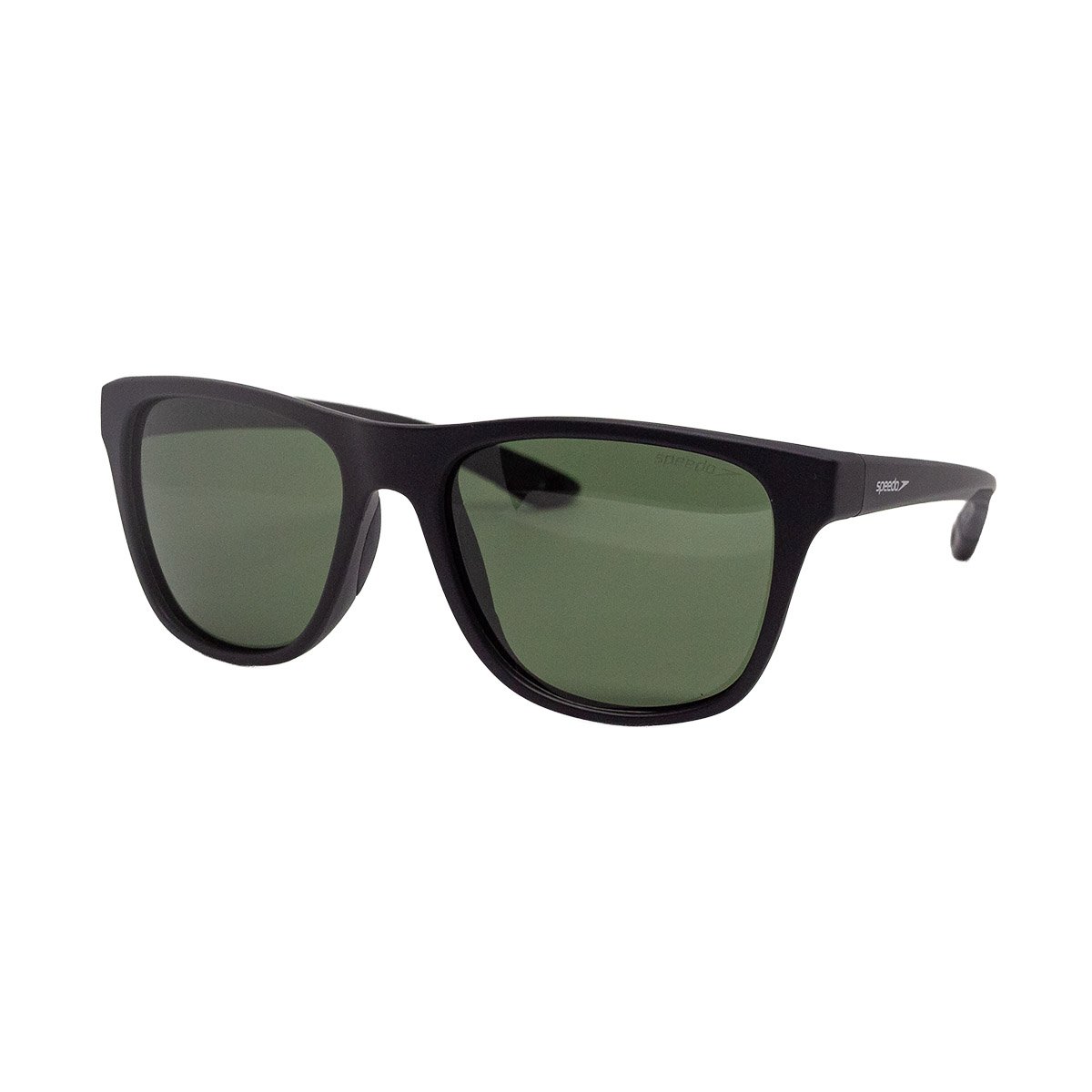 Oculos Solar Speedo Mega 1 A01 Preto Fosco Lente Verde Polarizada