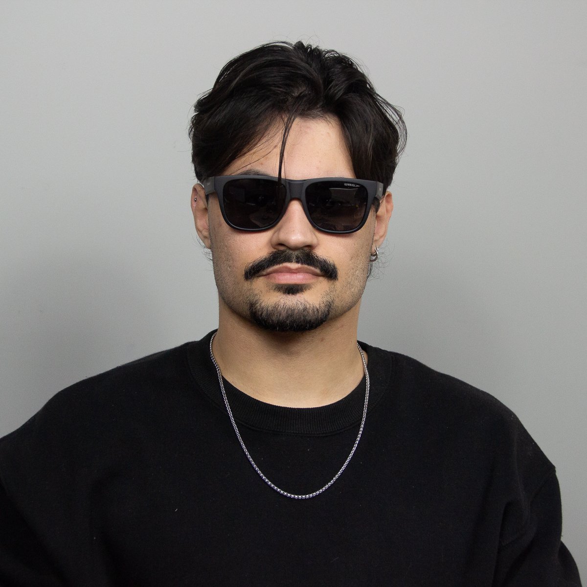 Oculos Solar Speedo Freeride 17 A11 Preto Fosco Lente Cinza Polarizada Preto 6