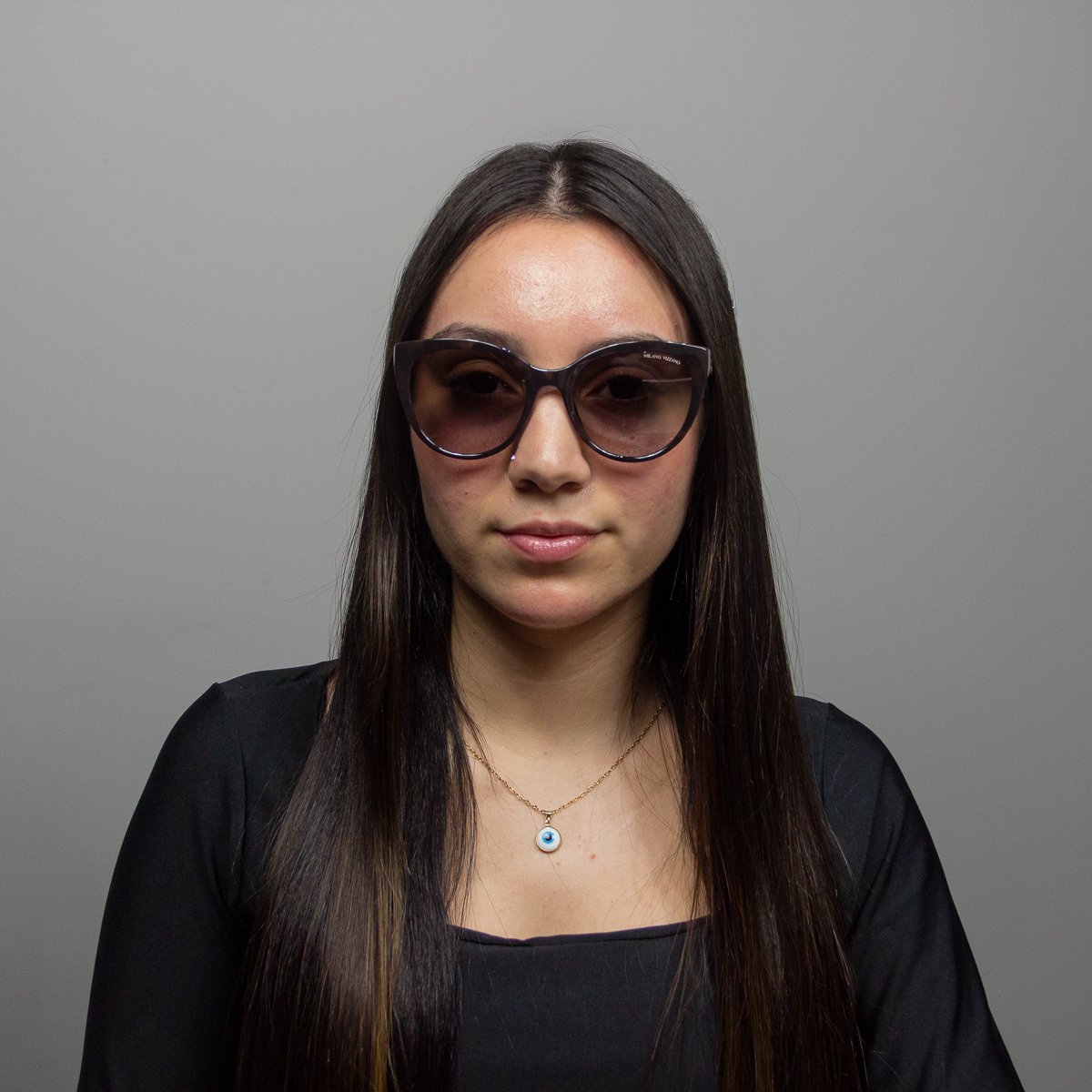 Oculos Solar Milano Vizzano Ouro 230/sl C300 Marrom Brilho Demi Lente Marrom Degrade Marrom 5