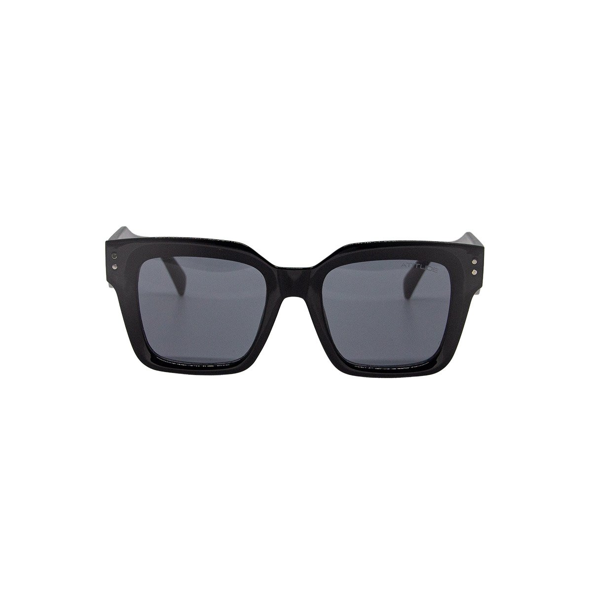 Oculos Solar Atitude At8153 A01 Preto Brilho Lente Cinza Preto 2