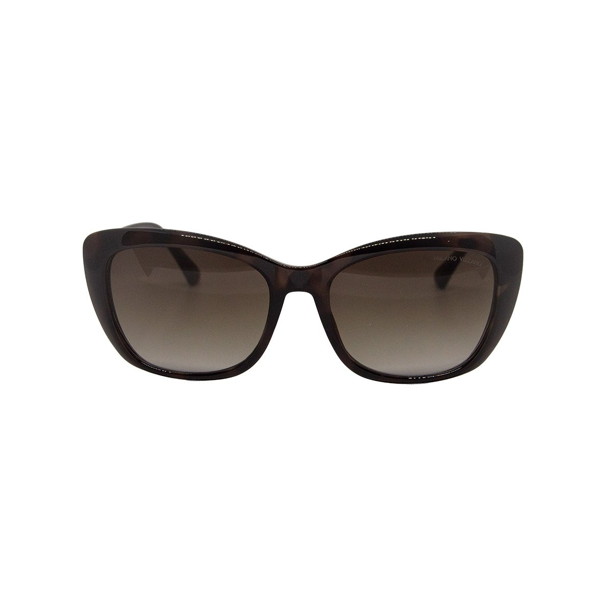 Oculos Solar Milano Vizzano Ouro 213/sl C100 Marrom Brilho Demi Lente Marrom Degrade Marrom 2