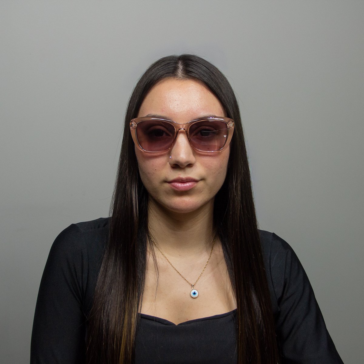 Oculos Solar Milano Vizzano Ouro 213/sl C200 Rosa Translucido Lente Rosa Degrade Bege 6