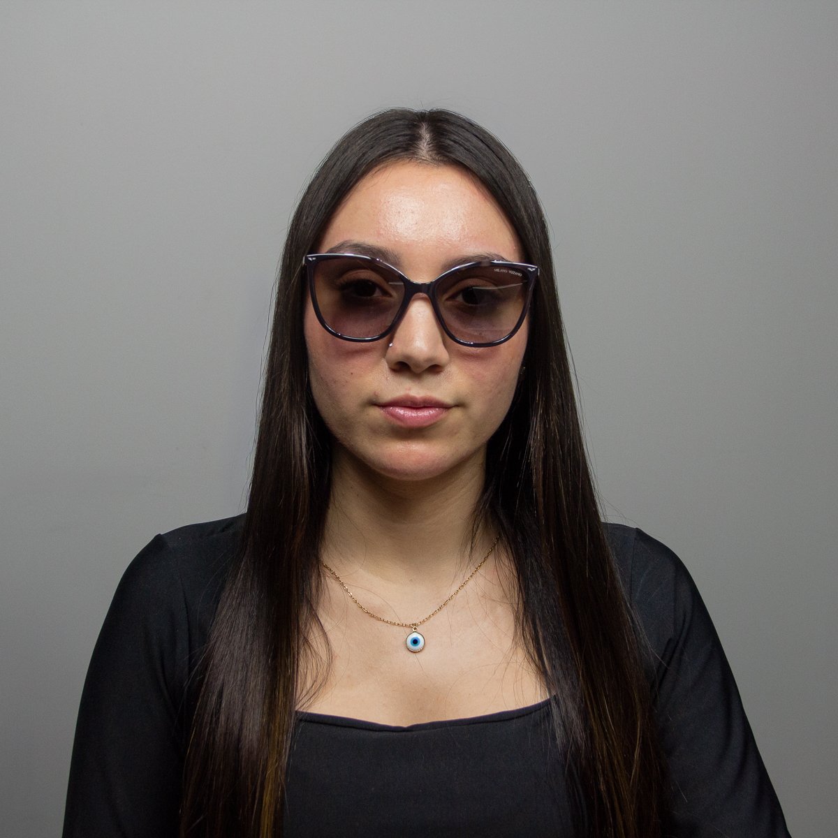 Oculos Solar Milano Vizzano Ouro 236/sl C200 Marrom Brilho Demi Lente Marrom Degrade Marrom 5