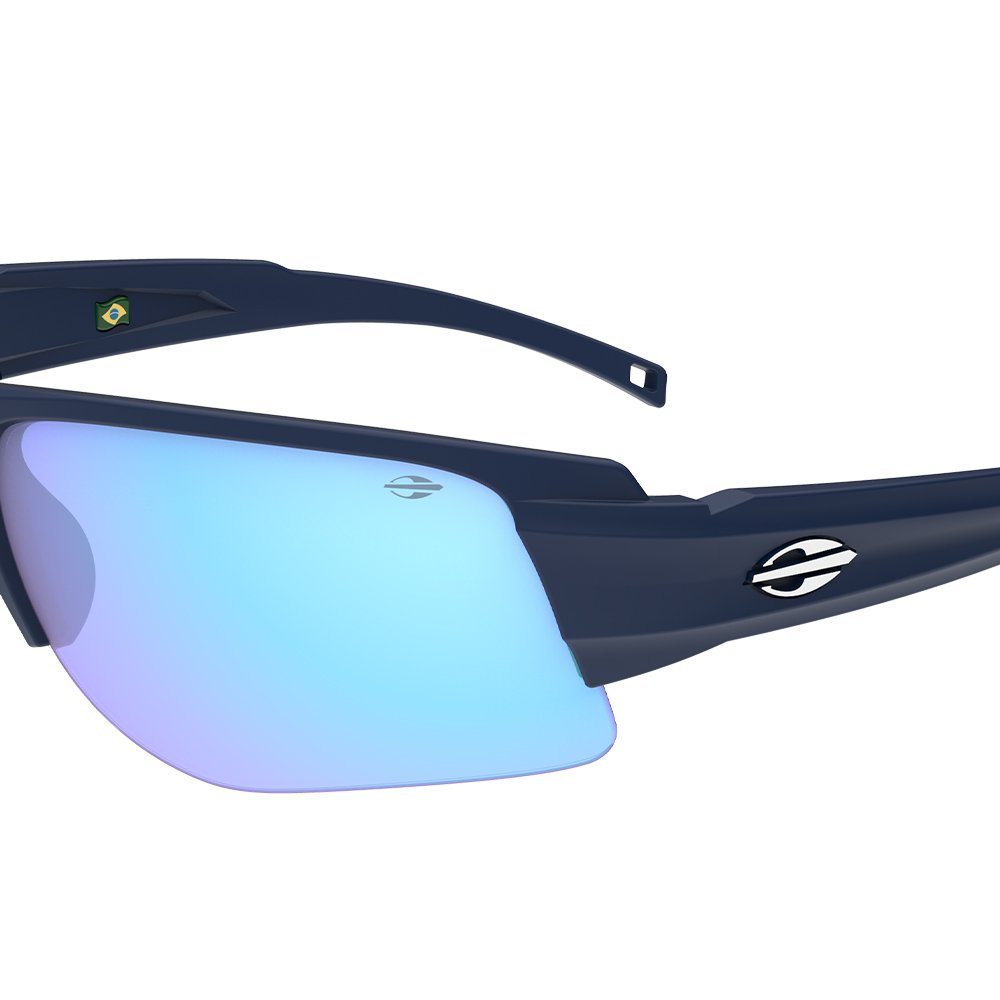 Oculos Solar Mormaii Gamboa Air 5 M0142kg597 Azul Fosco Lente Azul Espelhada Azul 3