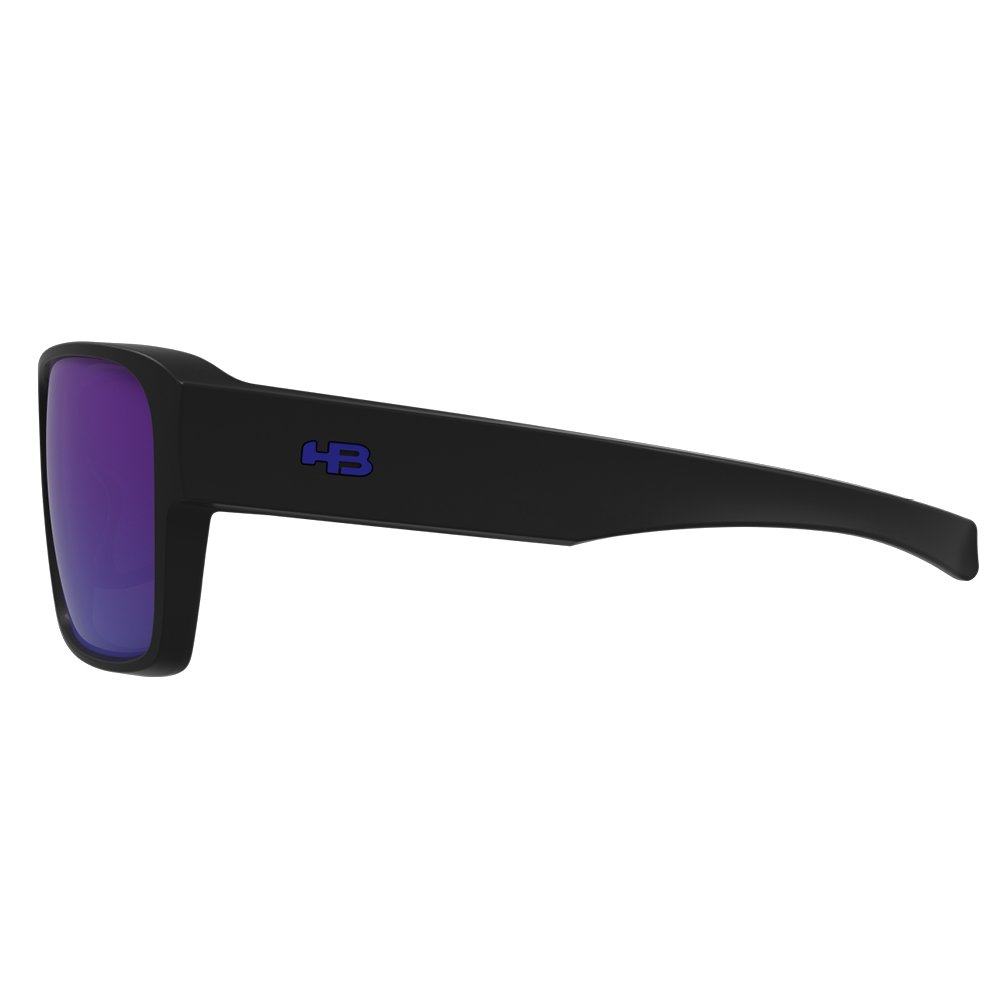 Oculos Solar Hb The Pass 10104180003024 Preto Fosco Lente Azul Espelhada Preto 3