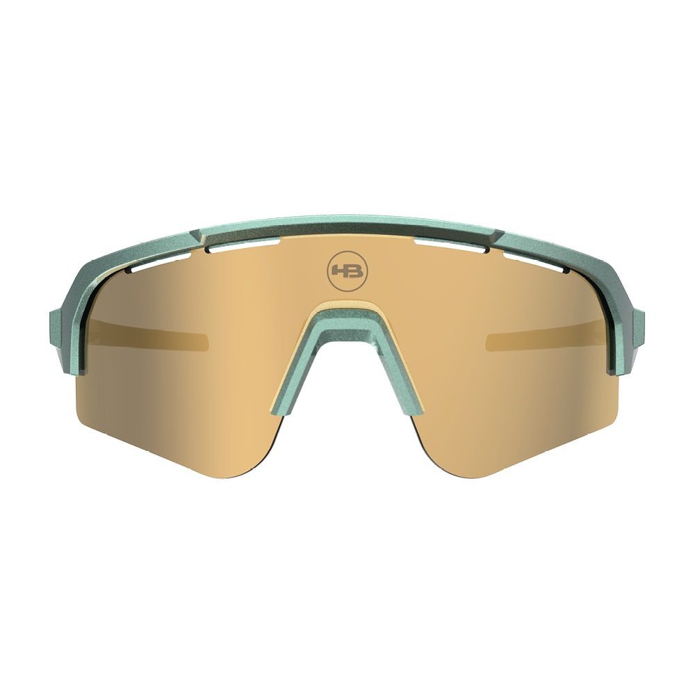 Oculos Solar Hb Edge S 10105630752026 Verde Fosco Lente Dourado Espelhada Verde 2
