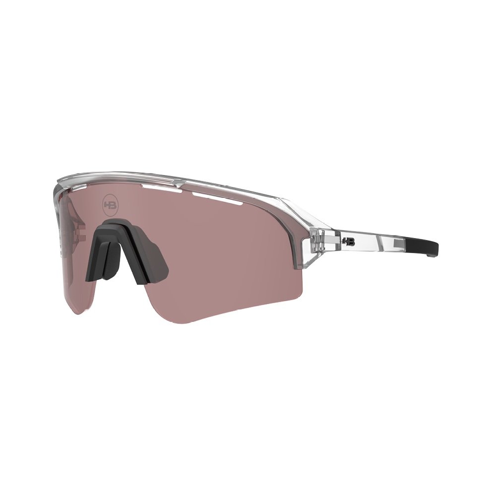 Oculos Solar Hb Edge S 10105630898054 Transparente Brilho Lente Marrom
