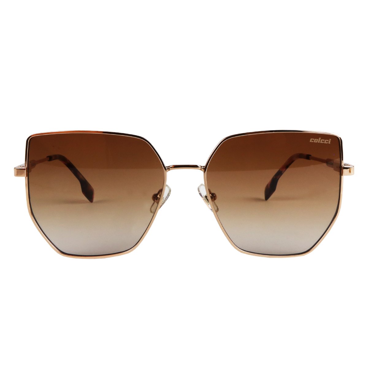Oculos Solar Colcci C0233e1034 Dourado Brilho Lente Marrom Degrade cat1 Dourado 2