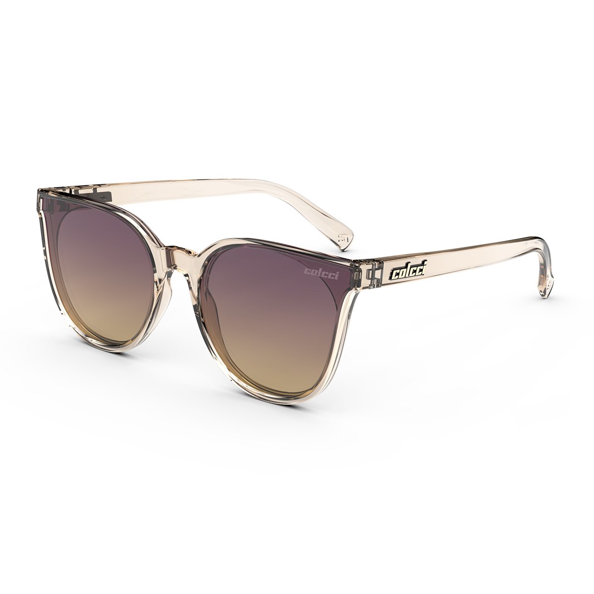 Oculos Solar Infantil Colcci Cora Fun C0206b61a7 Nude Translucido Lente Roxo Degrade cat1