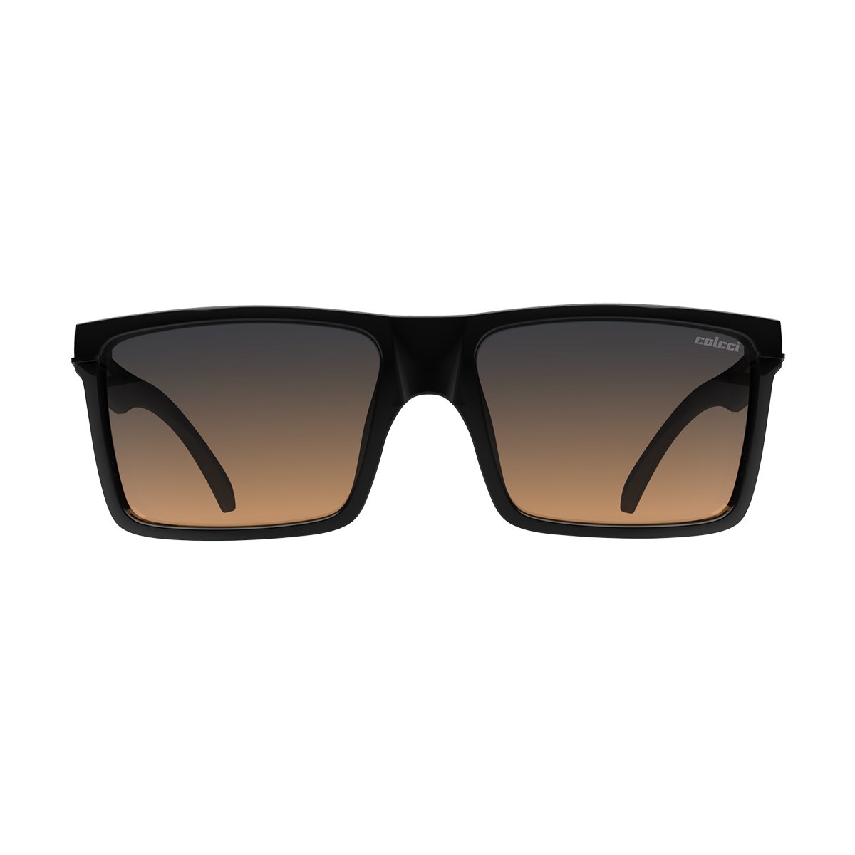 Oculos Solar Colcci Adam C0155a0221 Preto Brilho Lente Azul Degrade cat1 Preto 2