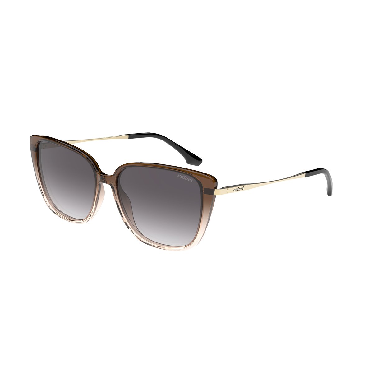 Oculos Solar Colcci Judy Sun C0223j2233 Marrom Translucido Degrade Lente Cinza Degrade cat1
