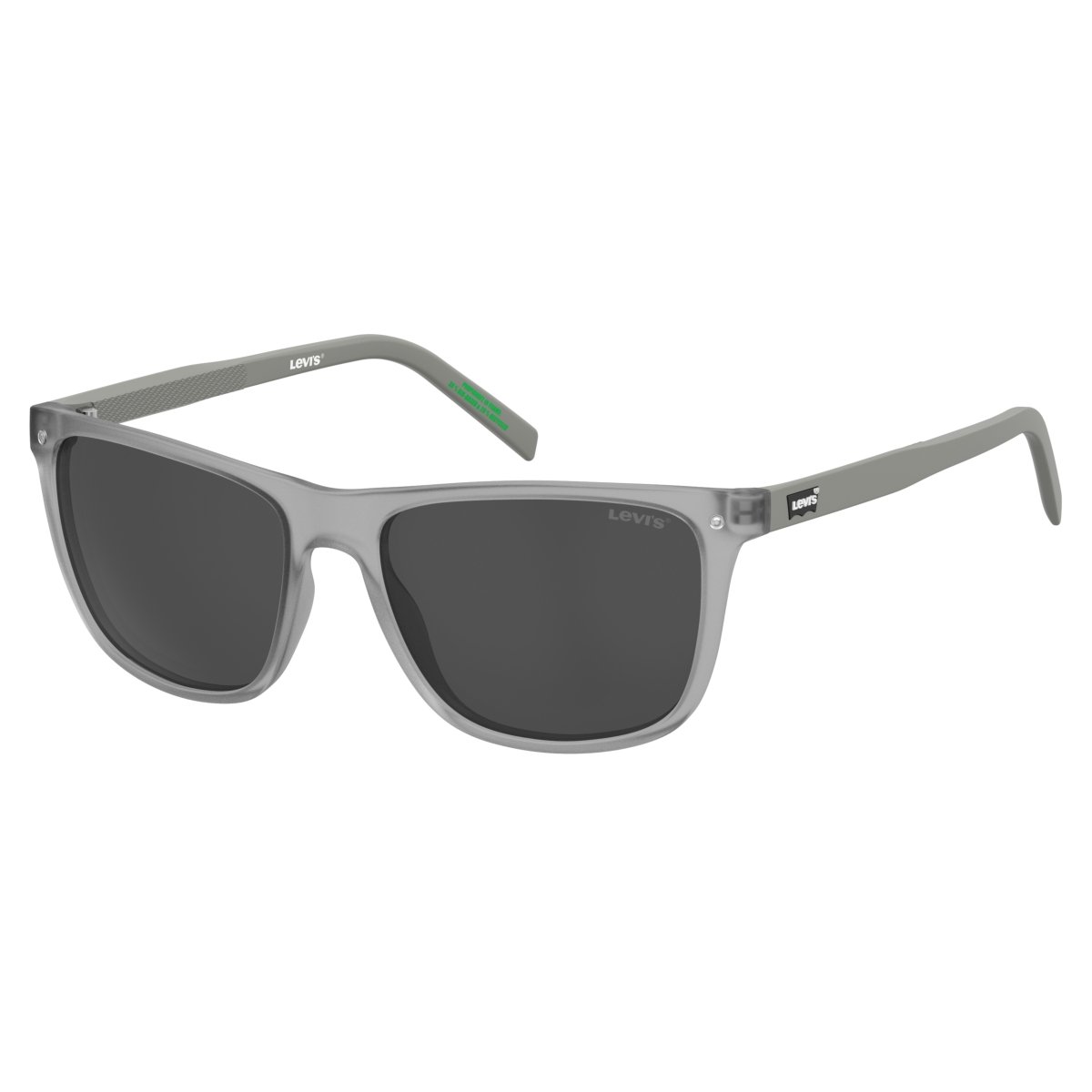 Oculos Solar Levis Lv5099/s Fre 57 Cinza Fosco Lente Cinza