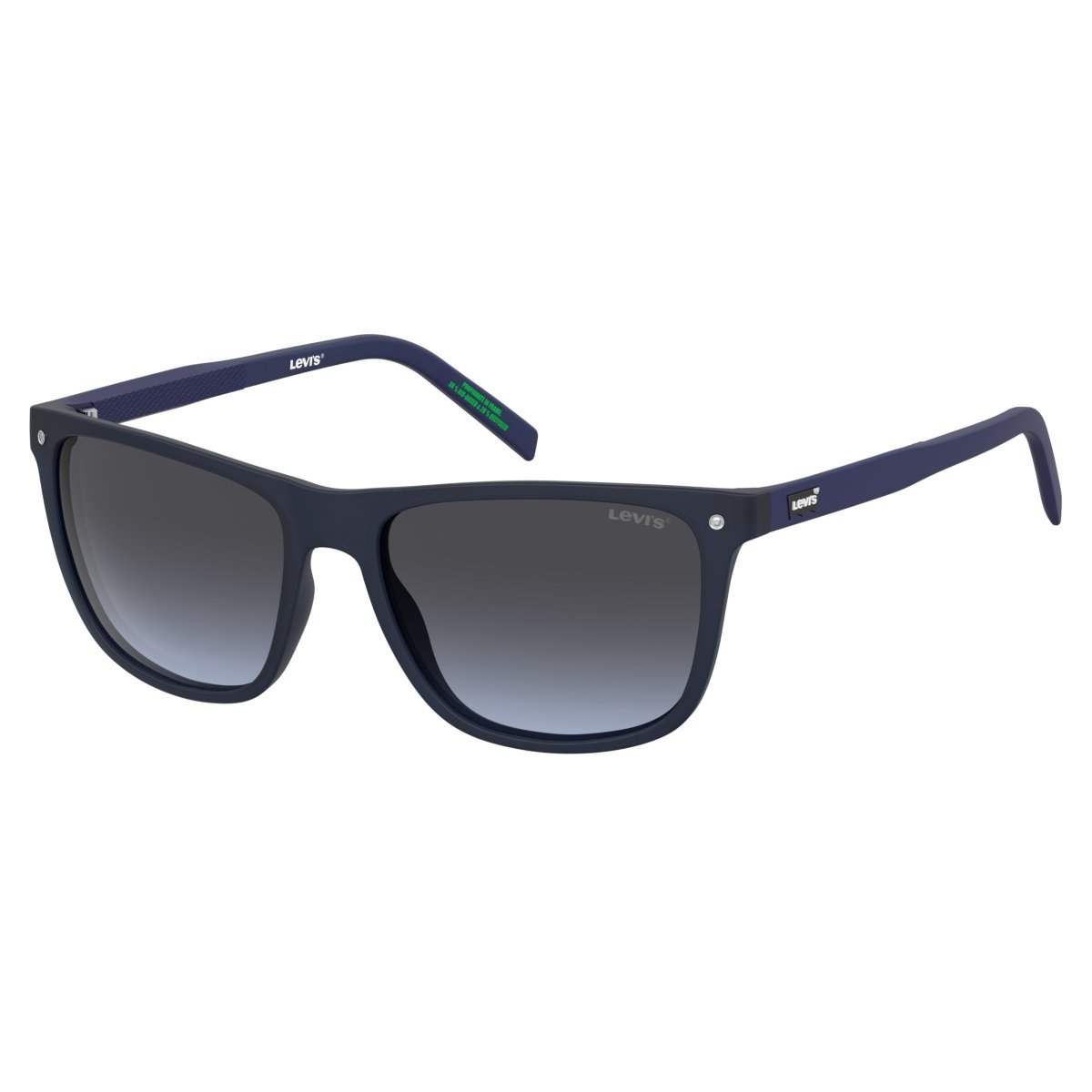 Oculos Solar Levis Lv5099/s Fll 57 Azul Fosco Lente Cinza Degrade