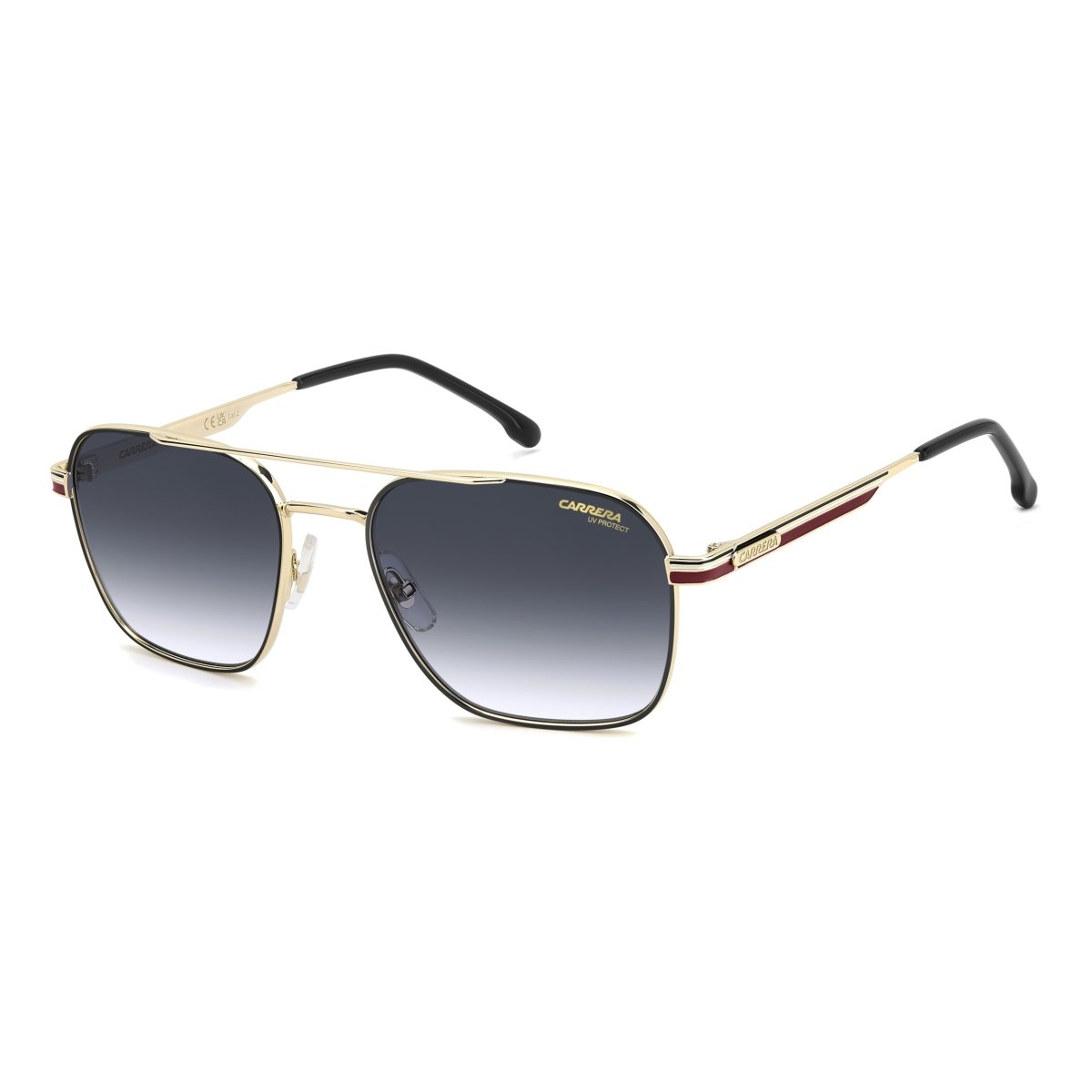 Oculos Solar Carrera 379/s w3j 57 Preto Fosco Lente Azul Degrade