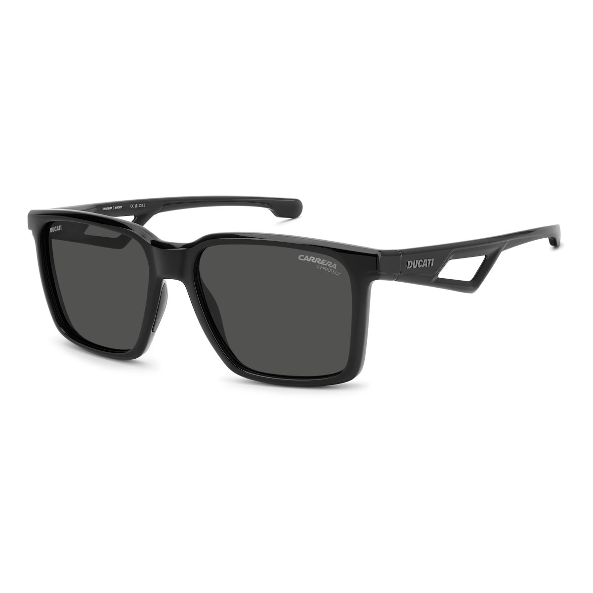 Oculos Solar Carrera Carduc 065/s 807 56 Preto Brilho Lente Cinza