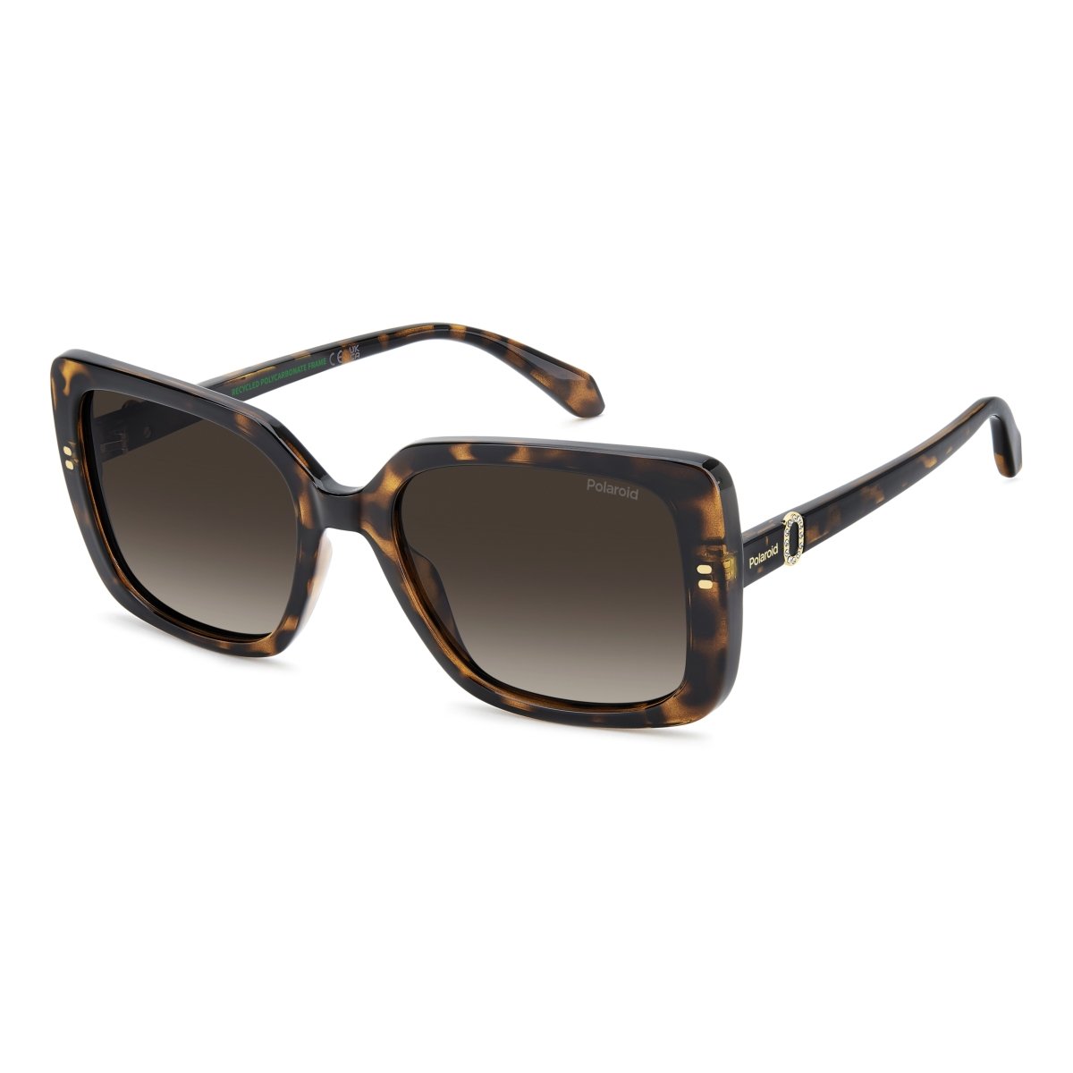 Oculos Solar Polaroid Pld4199/s/x 086 55 Marrom Brilho Havana Lente Marrom Degrade Polarizada
