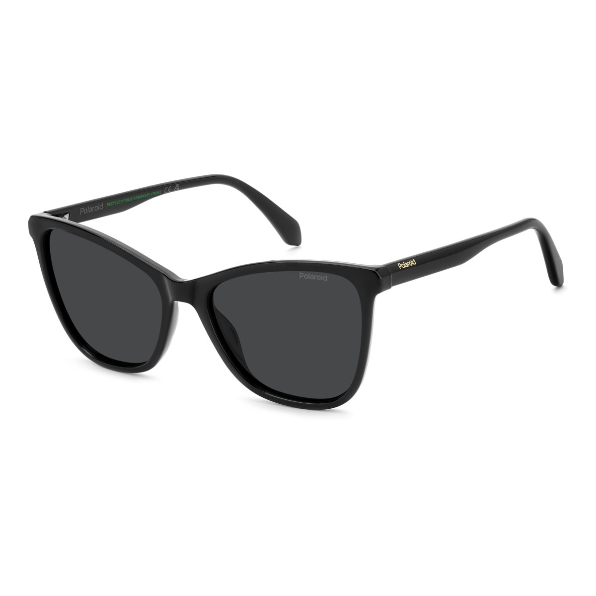 Oculos Solar Polaroid Pld4194/s 807 55 Preto Brilho Lente Cinza Polarizada