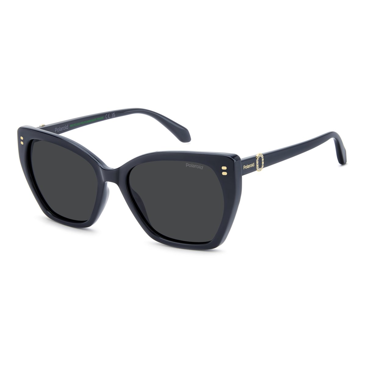 Oculos Solar Polaroid Pld4198/s/x Pjp 56 Azul Brilho Lente Cinza Polarizada