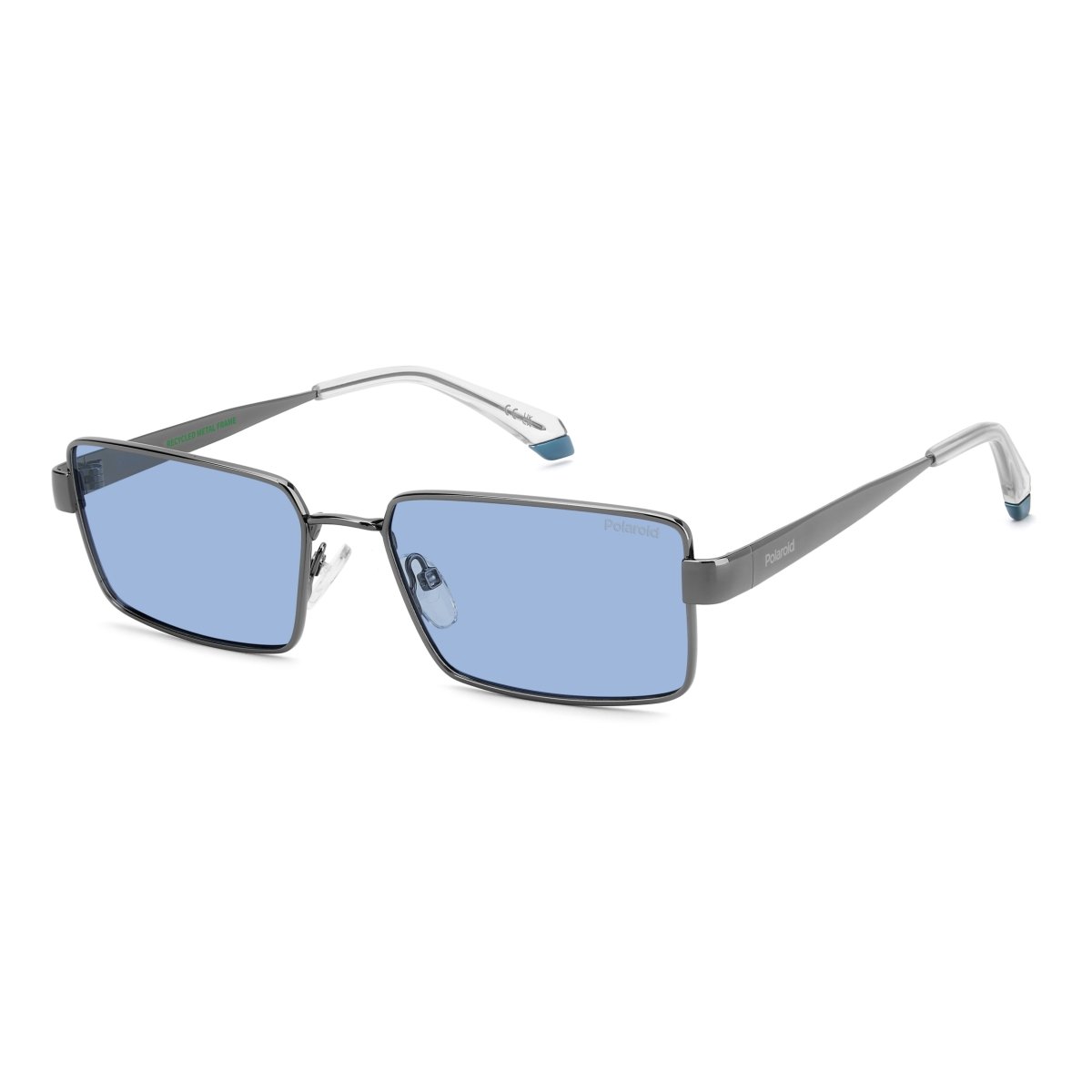 Oculos Solar Polaroid Pld6255/s/x Kj1 56 Grafite Brilho Lente Azul Polarizada