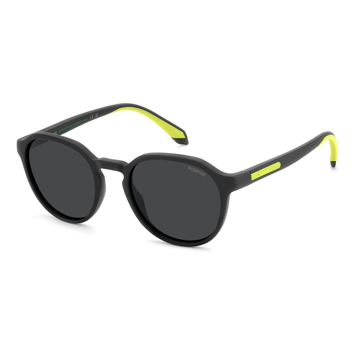 Oculos Solar Polaroid Pld2170/s/x Pgc 52 Preto Fosco Lente Cinza Polarizada