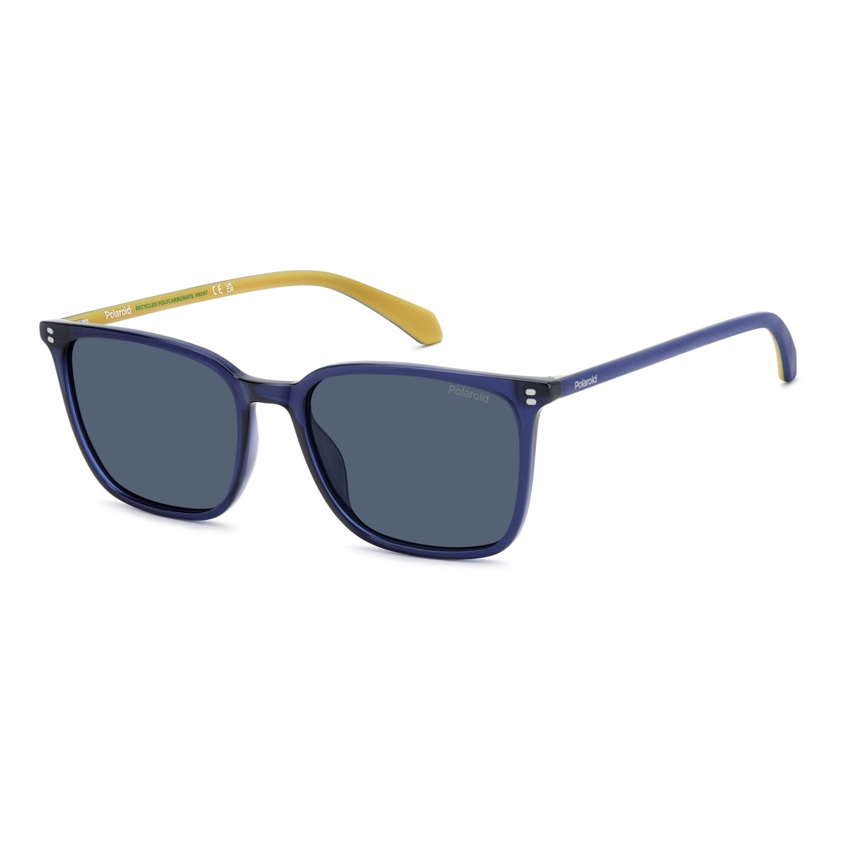 Oculos Solar Polaroid Pld4207/s/x Pjp 55 Azul Brilho Lente Azul Polarizada