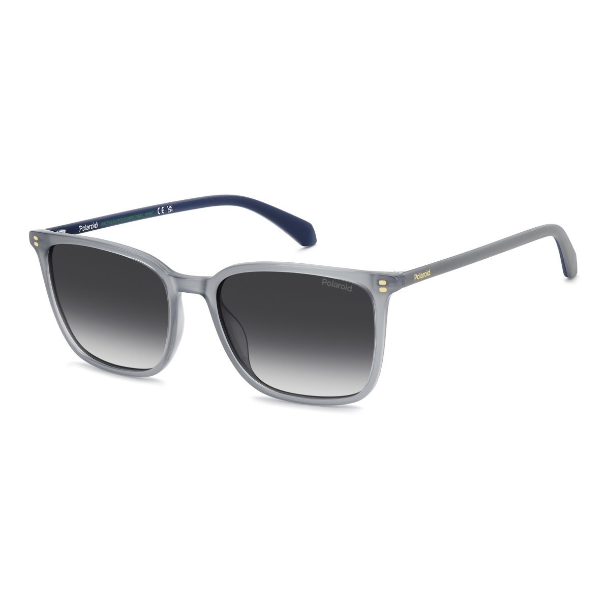 Oculos Solar Polaroid Pld4207/s/x Yb7 55 Cinza Translucido Lente Cinza Degrade Polarizada