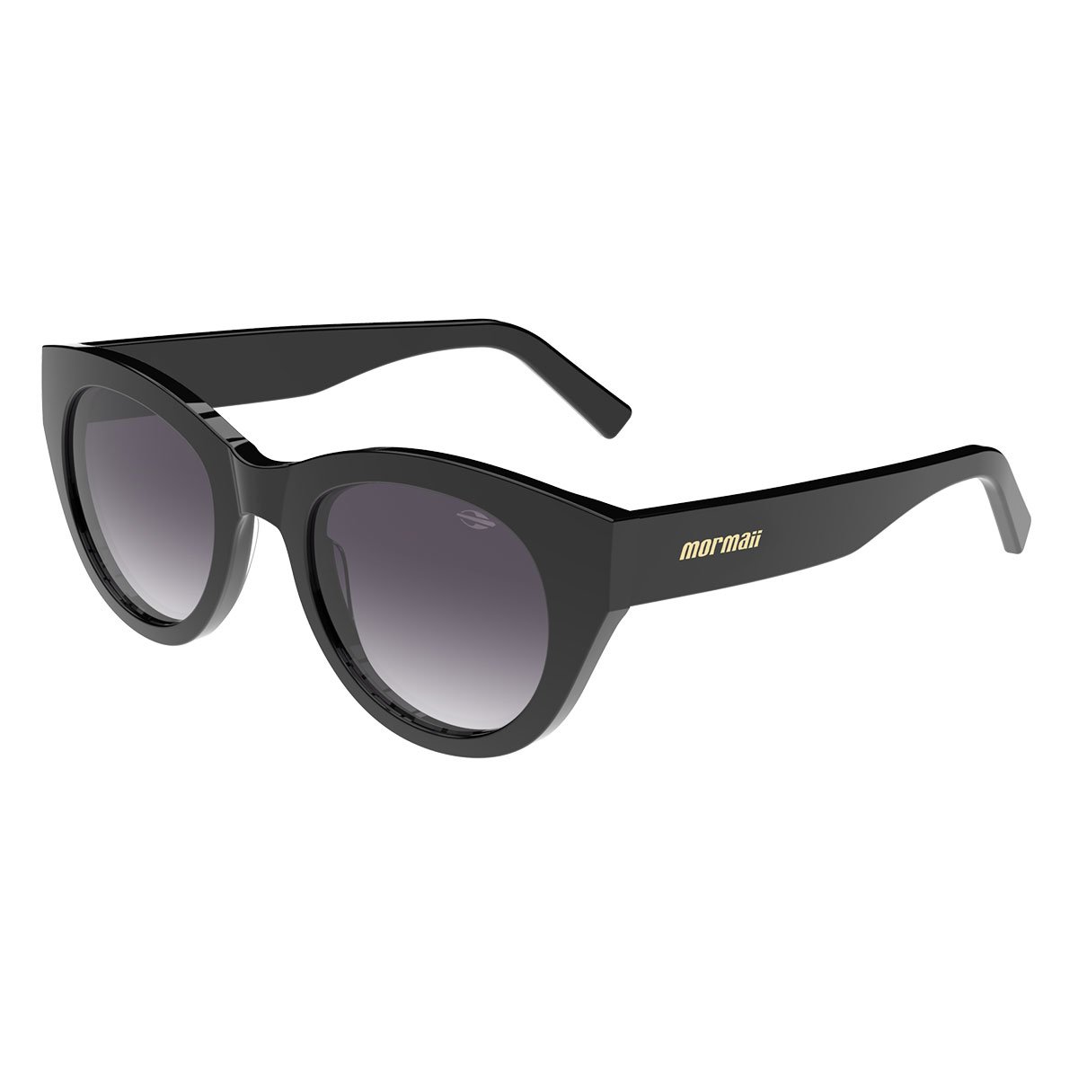 Oculos Solar Mormaii M0177a0233 Preto Brilho Lente Cinza Degrade