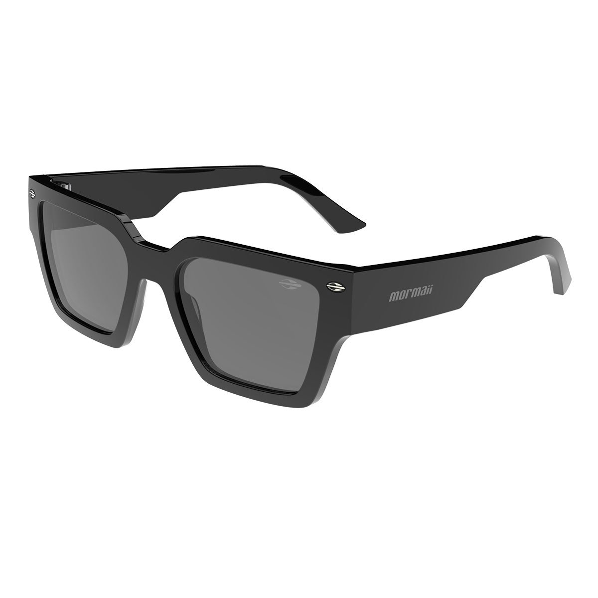 Oculos Solar Mormaii M0178a0201 Preto Brilho Lente Cinza