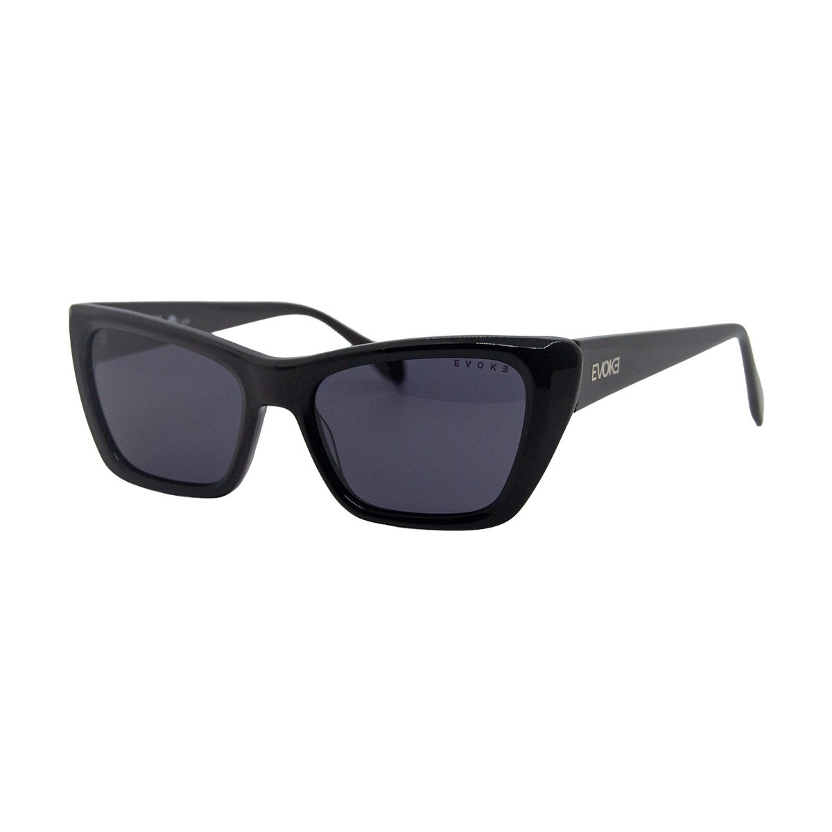 Oculos Solar Evoke Evk 44 A01 Preto Brilho Lente Cinza