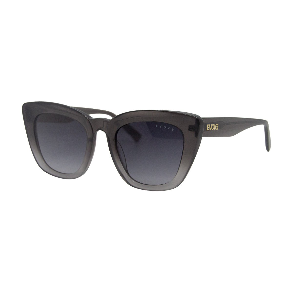 Oculos Solar Evoke For You Ds92 H02 Cinza Translucido Degrade Lente Cinza Degrade