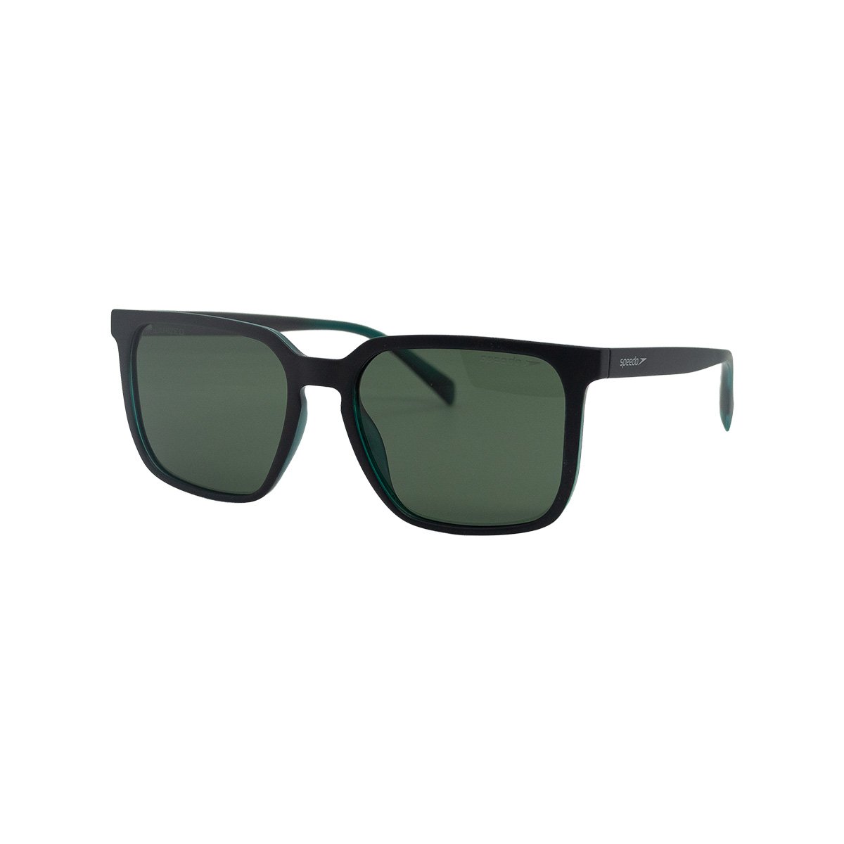 Oculos Solar Speedo Ajuru A13p Preto Fosco Lente Verde Polarizada