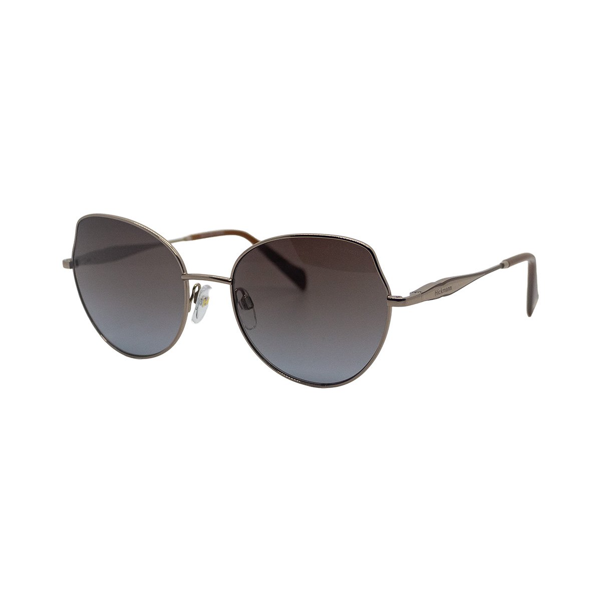 Oculos Solar Hickmann Azaleia 10 04b Dourado Brilho Lente Marrom Degrade