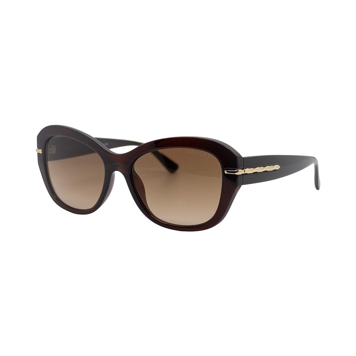 Oculos Solar Bulget Bg8125 E01 Marrom Translucido Lente Marrom Degrade