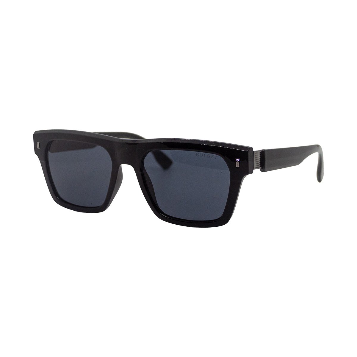 Oculos Solar Bulget Bg8129m A01 Preto Brilho Lente Cinza