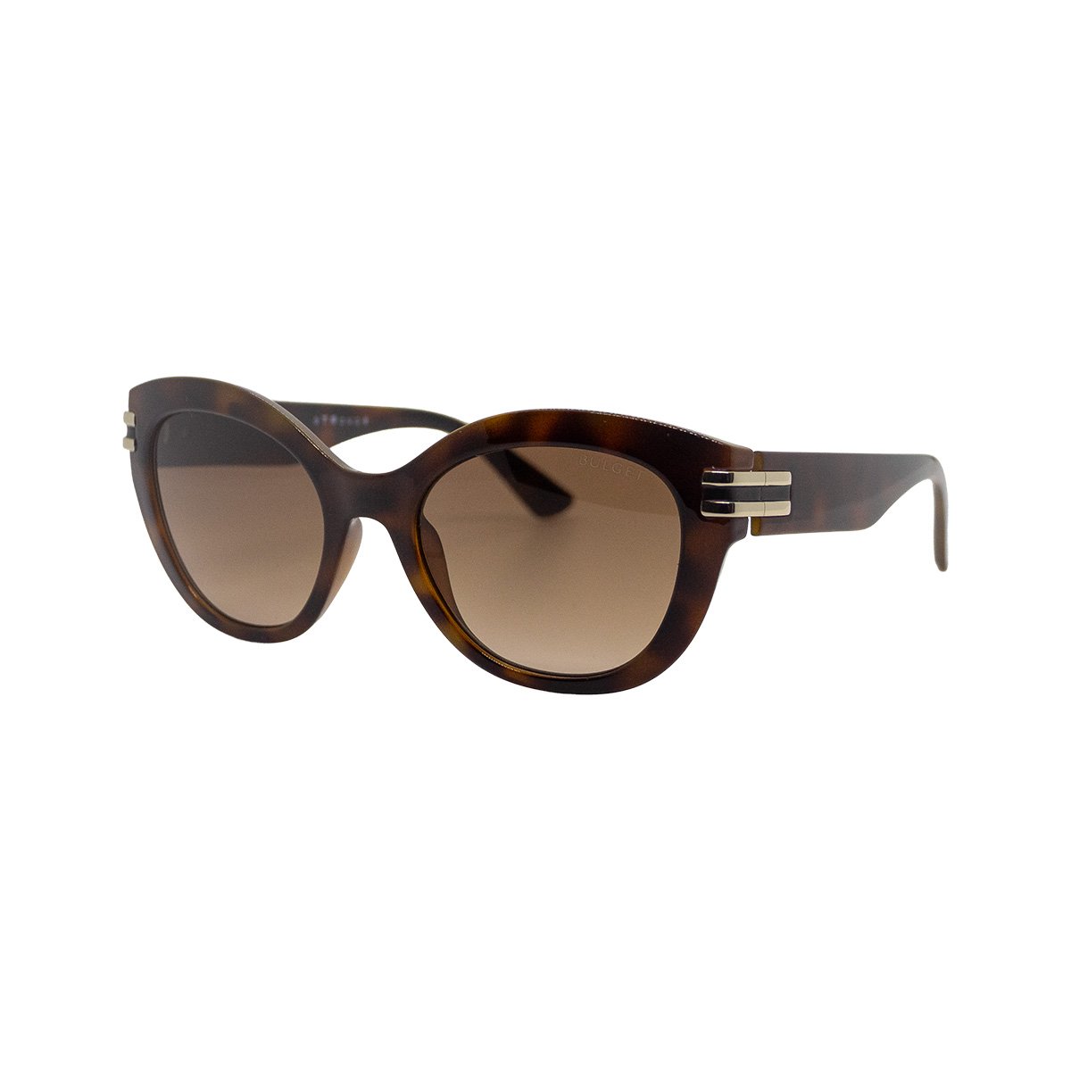 Oculos Solar Bulget Bg8127 G21 Marrom Brilho Demi Lente Marrom Degrade