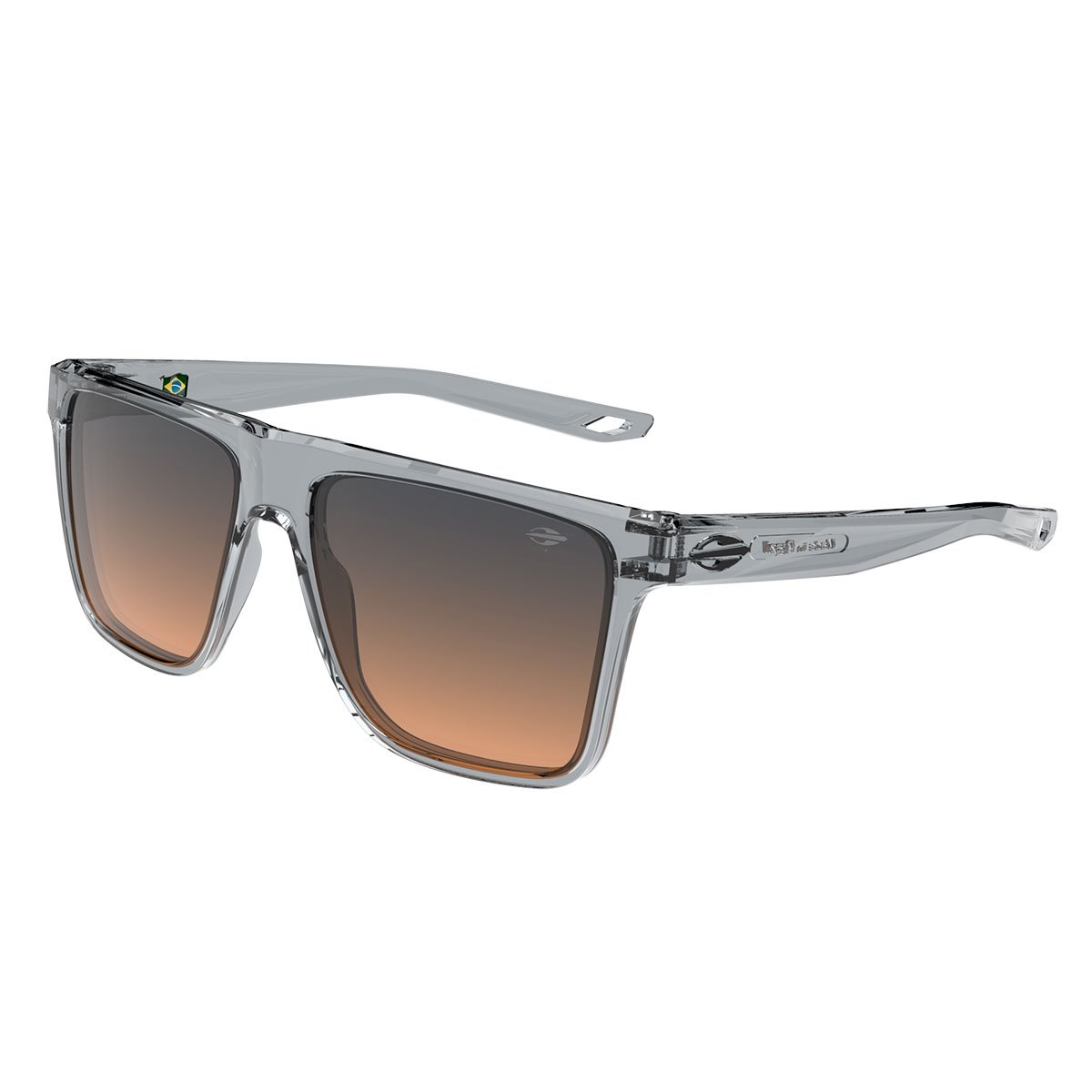 Oculos Solar Mormaii Melbourne M0203d4921 Fume Brilho Lente Azul Degrade Espelhada cat1